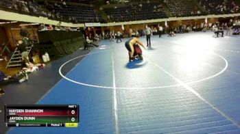 275 lbs Round 3 - Hayden Shannon, Iowa vs Jayden Dunn, Iowa