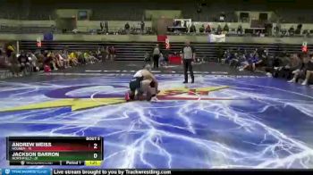 132 lbs Round 3 (4 Team) - Andrew Weiss, Holmen vs Jackson Barron, Northfield