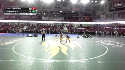 105 lbs Cons. Semi - Kanani Watts, Eagle vs Alivia Lombardo, Middleton