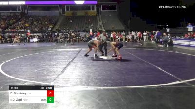 141 lbs Prelims - Doug Zapf, Penn vs Brian Courtney, Virginia