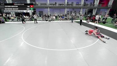 JR BOYS HARD LUCK - 160.6-162.2 Champ. Round 1 - Cayden Newton, Trailhands Wrestling Club vs Raymond McCoy, Red Hawk Wrestling Academy