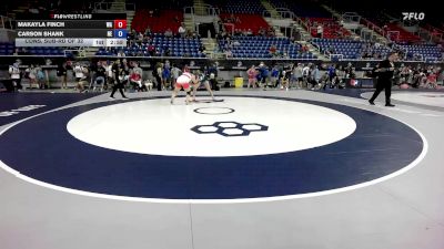 190 lbs Cons. Sub-rd Of 32 - Makayla Finch, WA vs Carson Shank, NE
