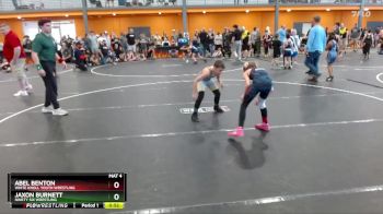 80 lbs 2nd Place Match - Abel Benton, White Knoll Youth Wrestling vs Jaxon Burnett, Ninety Six Wrestling