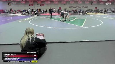 145 A Quarterfinal - Macey Kilty, Iowa vs Savannah Gomez, McKendree University