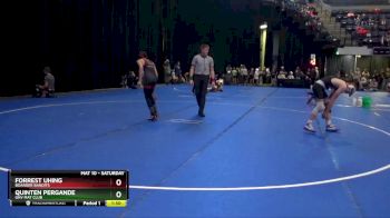 150 lbs Round 2 - Forrest Uhing, Boarder Bandits vs Quinten Pergande, GHV Mat Club