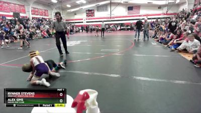 55A Quarterfinal - Alex Sims, Mules Mat Club vs Rynner Stevens, Wild Cat Wrestling Club