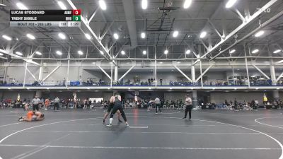 285 lbs Quarterfinal - Lucas Stoddard, Army-West Point vs Trent Sibble, Binghamton University