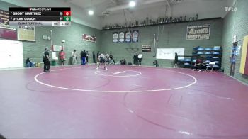 157 lbs Quarterfinal - Dylan Gojich, Paloma Valley vs Brody Martinez, Palm Desert