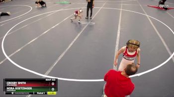 72 lbs Round 3 - Crosby Smith, Stillwater vs Nora Goetzinger, Chatfield