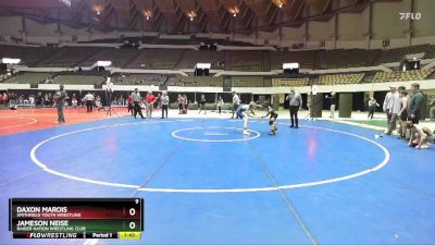 National 6-8 105 3rd Place Match - Jameson Neise, Raider Nation Wrestling Club vs Daxon Marois, Smithfield Youth Wrestling