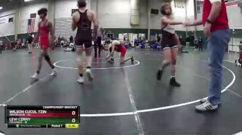 120 lbs Round 4 (16 Team) - William Moninger, Broken Bow vs Blake Cerny, Columbus