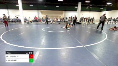 75 lbs Consi Of 8 #2 - Max Lindquist, MO vs Grady Glowacki, IL