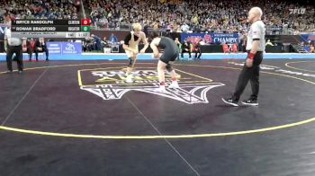 D4-190 lbs 1st Place Match - Bryce Randolph, Clinton vs Rowan Bradford, Decatur