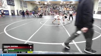 132 lbs Cons. Round 4 - Manuel Santana, Servite vs Jake Decker, Canyon