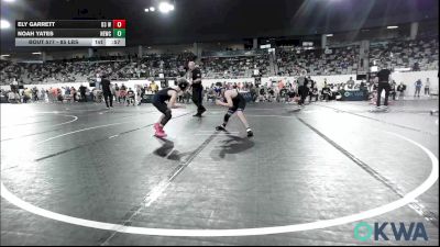 85 lbs 5th Place - Ely Garrett, D3 Wrestling Cluib vs Noah Yates, Newcastle Youth Wrestling