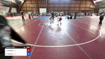 126A lbs Quarterfinal - Luke Lilledahl, X-calibur Athletics vs Brooklyn Pickett, Headhunters Wc