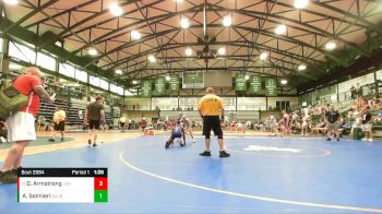 119-127 lbs 1st Place Match - Dashawn Armstrong, Jacksonville Highschool vs Andrew Salmieri, Relentless Training Center