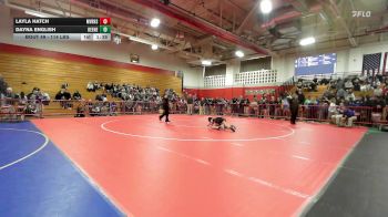 114 lbs Consolation - Layla Hatch, Mascoma Valley vs Dayna English, Keene