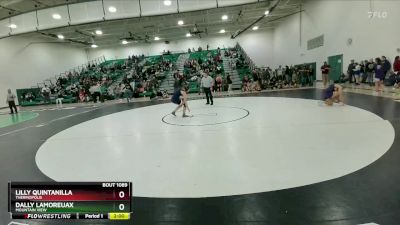 120 lbs Quarterfinal - Lilly Quintanilla, Thermopolis vs Dally Lamoreuax, Mountain View