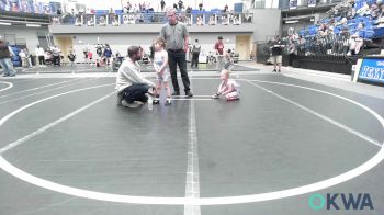 43 lbs Rr Rnd 3 - Kennedi Vanbibber, Ponca City Wildcat Wrestling vs Oakley Elizondo, Blue Devil Wrestling