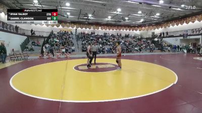 190 lbs Cons. Semi - Ryan Talbot, Star Valley vs Daniel Clawson, Riverton