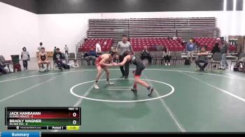 105 lbs Placement Matches (8 Team) - Bradly Wagner, M2 RED (PA) vs Jack Hanrahan, Illinois Menace