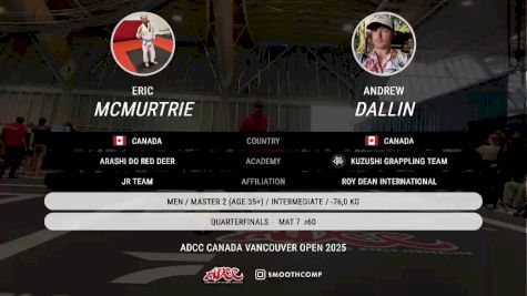 Andrew Dallin vs Eric McMurtrie 2025 ADCC Vancouver Open