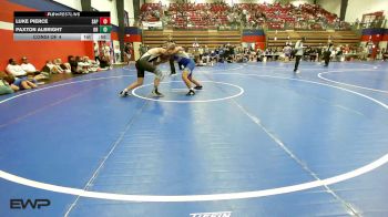 155 lbs Consi Of 4 - Luke Pierce, Sapulpa vs Paxton Albright, Owasso High School