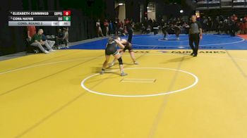 6A 125 lbs Cons. Round 2 - Cora Hayes, Southlake Carroll vs Elizabeth Cummings, Coppell