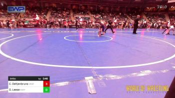 64 lbs Consi Of 16 #2 - Colton Oeltjenbruns, Green River Grapplers vs Oakley Leese, Mayfield Mat Academy