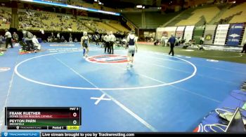 126 Class 1 lbs Semifinal - Frank Ruether, Father Tolton Regional Catholic vs Peyton Parn, Brookfield