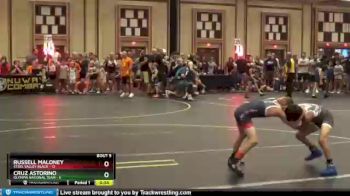 56 lbs Round 2 (6 Team) - Russell Maloney, Steel Valley Black vs Cruz Astorino, Olympia National Team