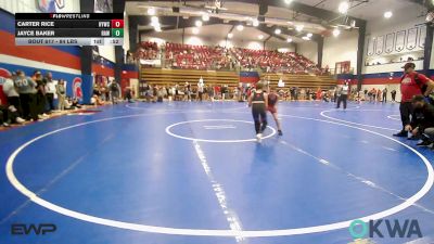 84 lbs Rr Rnd 2 - Carter Rice, Hilldale Youth Wrestling Club vs Jayce Baker, Raw Wrestling Club