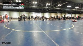 84-88 lbs Rr Rnd 4 - Andrew Zane Albrecht, Juggernaut Wrestling Club vs Bladimir Trevino, Madill Takedown