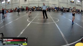 64 lbs Round 5 (10 Team) - Mazin Hmidan, DWA vs Cole Lebec, OMP