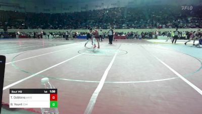 175 lbs Round Of 32 - Tristan Dobbins, Watonga vs Bo Yount, Edmond Memorial