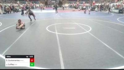 66 lbs Rr Rnd 1 - Dominic Gustamantes, Montezuma Cortez vs Jaxson Cuffley, 505 Wrestling