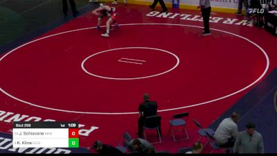 110 lbs Round Of 32 - Jake Schiavone, Abington Heights vs Kane Kline, Elco