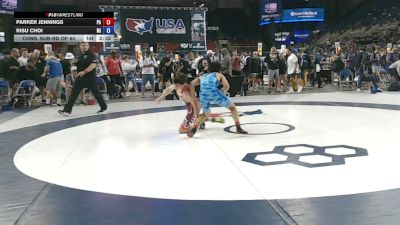 120 lbs Cons. Sub-rd Of 64 - Parker Jennings, Pennsylvania vs RiSu Choi, Michigan