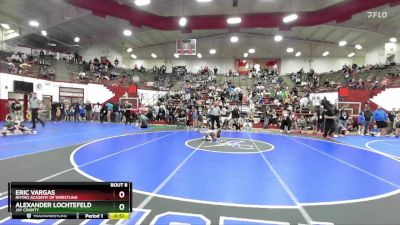 43 lbs Champ. Round 1 - Eric Vargas, Rhyno Academy Of Wrestling vs Alexander Lochtefeld, Jay County