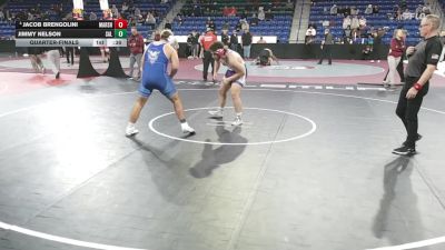 285 lbs Quarterfinal - Jacob Brengolini, Marshwood vs Jimmy Nelson, Salem, NH