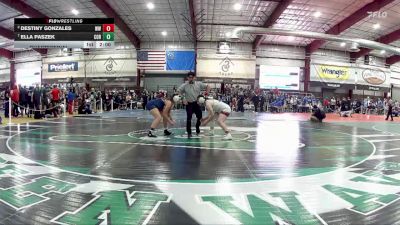 155 lbs Quarterfinal - Ella Paszek, Coronado vs Destiny Gonzales, West Wendover