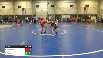 102 lbs Prelims - Bladen Rumbeck, Amherst Wrestling Club vs Logan Powers, Central Iowa Wrestling Club