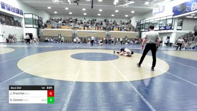 157 lbs Consi Of 16 #2 - Jeb Prechtel, Bellarmine vs Geno Qodala, Navy