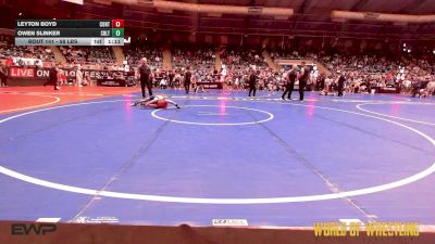 58 lbs Semifinal - Leyton Boyd, Contenders Wrestling Academy vs Owen Slinker, Sebolt Wrestling Academy