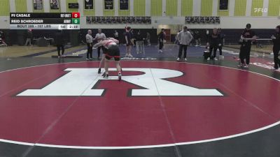 197 lbs Final - Pj Casale, Rutgers-Unattached vs Reid Schroeder, Army
