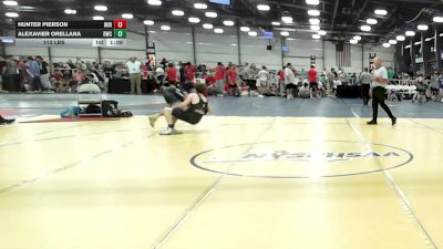 113 lbs Rr Rnd 1 - Hunter Pierson, Indiana Outlaws Yellow - HSB vs Alexavier Orellana, Doughboy Gold - HSB