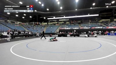 124 lbs Cons. Round 3 - Rei Ogden, Bismarck State vs Addison Messerly, Campbellsville