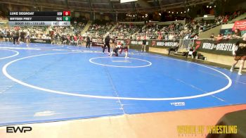 110 lbs Consolation - Luke DeGroat, Dominate Club Wrestling vs Brysen Frey, Pasco Wolfpack Wrestling Club