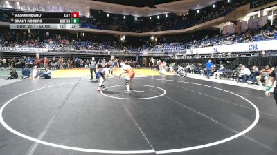 6A 190 lbs Cons. Round 2 - Grant Rogers, Katy Morton Ranch vs Mason Negro, Katy